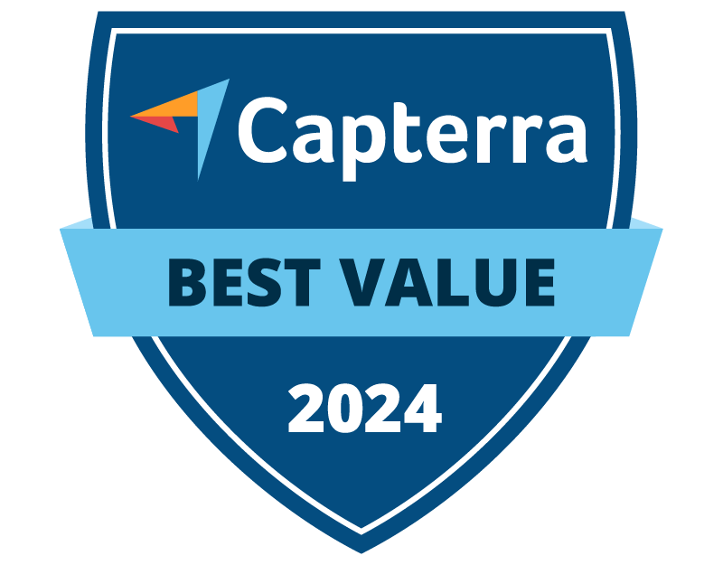 Capterra best value 2024 badge