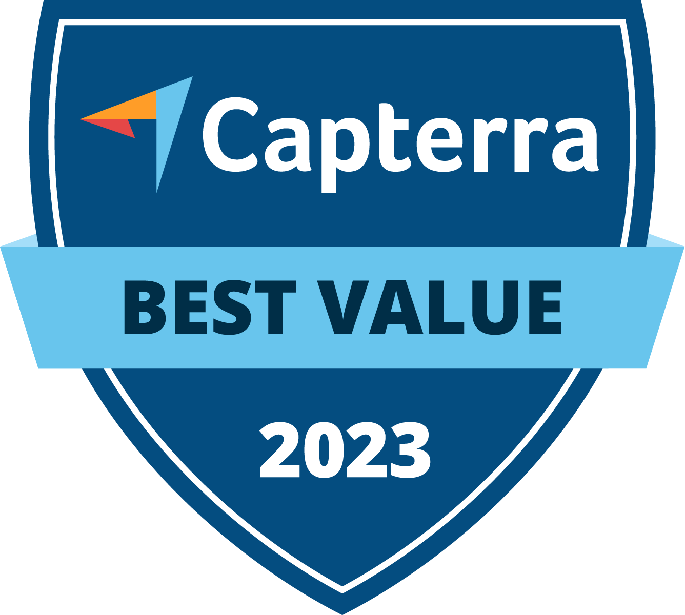 Capterra Best Value 2023 badge