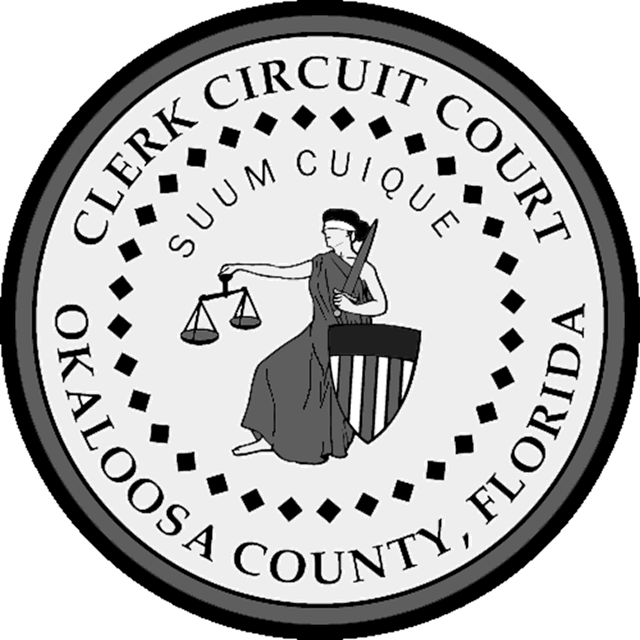 Okaloosa County Clerk of Court logo